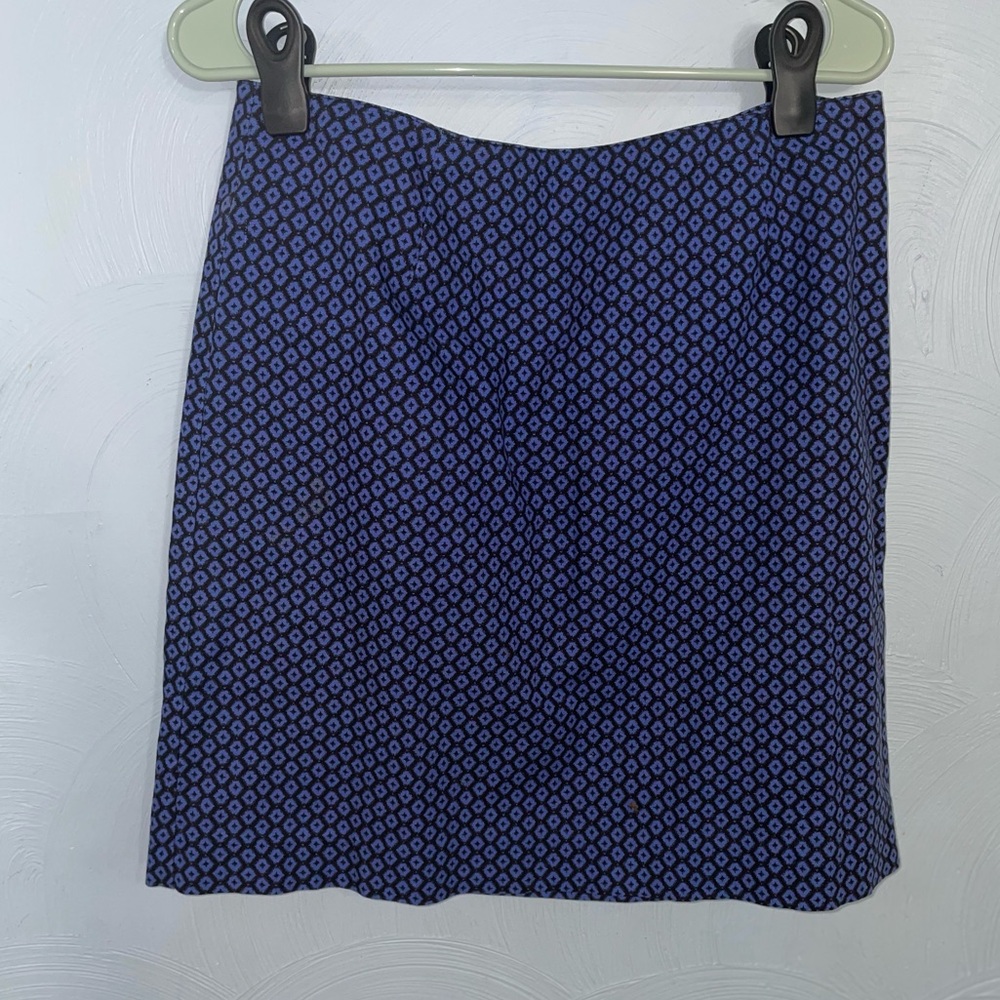 Women’s Size 8 L.L. Bean Favorite Fit Blue Short Skirt